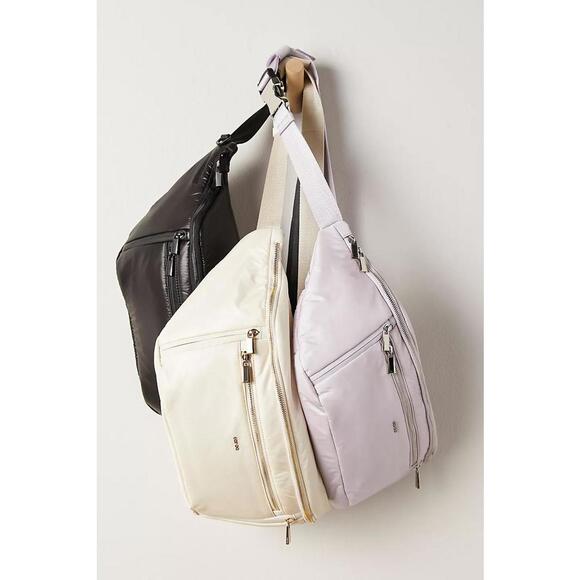 NWT FREE PEOPLE X CARAA LARGE CROSSBODY SLING BAG - Picture 1 of 7